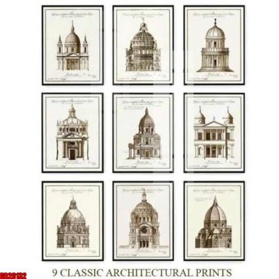 File tranh quảng cáo File gốc in bộ tranh decor treo tráng gương canvas GB26132 (file gốc) chuyên nghiệp