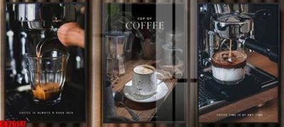 File gốc File gốc in bộ tranh decor treo tráng gương canvas GB26147 (thiết kế) độc quyền