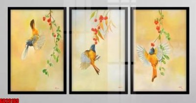 File ảnh File gốc in bộ tranh decor treo tráng gương canvas GB26169 (gốc) in decal dán tường