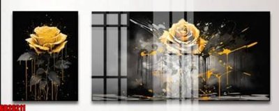 File tranh File gốc in bộ tranh decor treo tráng gương canvas GB26211 (ảnh gốc) độc quyền