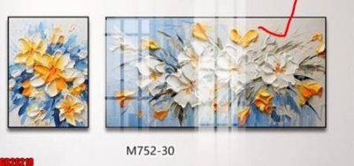 File gốc File gốc in bộ tranh decor treo tráng gương canvas GB26218 (cho in 3D) độc đáo