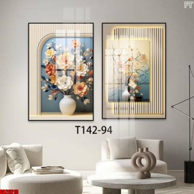File gốc File gốc in bộ tranh decor treo tráng gương canvas GB26219 (in mica) làm quà tặng