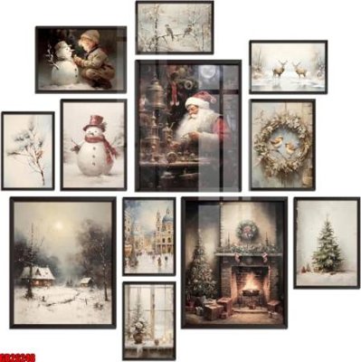 Tải file File gốc in bộ tranh decor treo tráng gương canvas GB26248 (gốc) làm file tranh quảng cáo