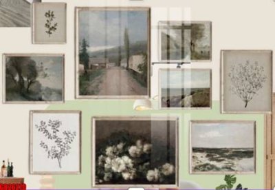 File in trần File gốc in bộ tranh decor treo tráng gương canvas GB26270 (bản gốc) phong cảnh