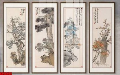 File gốc File gốc in bộ tranh decor treo tráng gương canvas GB26433 (in mica) cắt laser