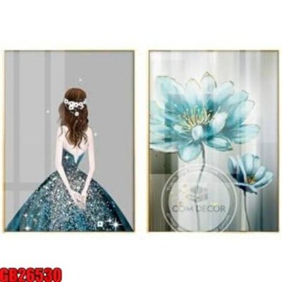 Tải file File gốc in bộ tranh decor treo tráng gương canvas GB26530 (PSD) cho in ấn quảng cáo