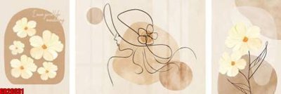 File ảnh File gốc in bộ tranh decor treo tráng gương canvas GB26631 (gốc) in standee