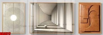 File ảnh File gốc in bộ tranh decor treo tráng gương canvas GB26717 (gốc) in poster