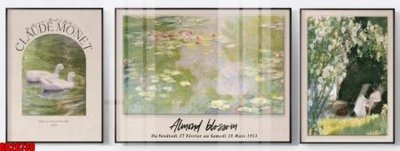 File gốc File gốc in bộ tranh decor treo tráng gương canvas GB26730 (in mica) làm bảng hiệu