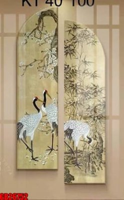 Tải file File gốc in bộ tranh decor treo tráng gương canvas GB26752 (gốc) chủ đề tôn giáo