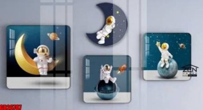 File in trần File gốc in bộ tranh decor treo tráng gương canvas GB26787 (file gốc) xuyên sáng