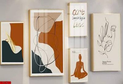 File gốc File gốc in bộ tranh decor treo tráng gương canvas GB26790 (cho in ấn) từ kho Filetranh