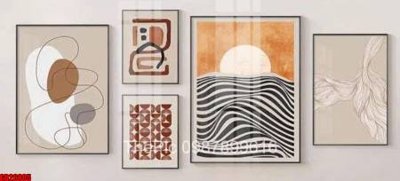 File gốc in ấn File gốc in bộ tranh decor treo tráng gương canvas GB26805 (sẵn sàng tải về)