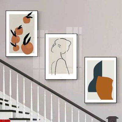 Download file gốc File gốc in bộ tranh decor treo tráng gương canvas GB26951 (in lụa) tranh 3D