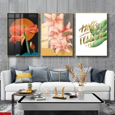 Download file tranh PSD File gốc in bộ 3 tranh treo tường hiện đại GB27046 để chỉnh sửa