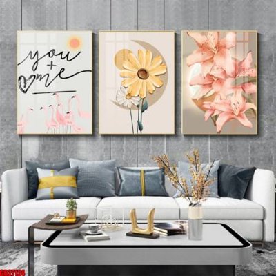 File gốc File gốc in bộ 3 tranh treo tường hiện đại GB27124 (PNG) nền trong suốt