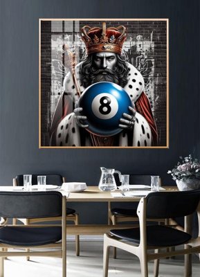 File tranh File tranh décor treo quán bida bi a BILLARD GX112 (ảnh gốc) cho in ấn kỹ thuật số