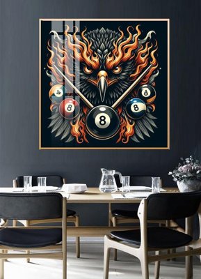 File gốc File tranh décor treo quán bida bi a BILLARD GX154 (in tráng gương) ốp tường