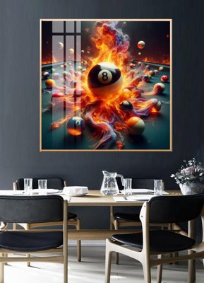 File tranh File tranh décor treo quán bida bi a BILLARD GX177 (gốc) in backlit film