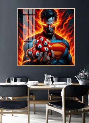 File in mica File tranh décor treo quán bida bi a BILLARD GX197 (bản gốc) siêu trong