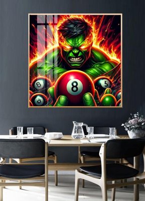 Tải file File tranh décor treo quán bida bi a BILLARD GX204 (gốc) chủ đề phong thủy
