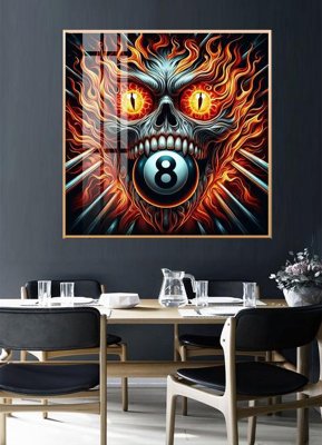 Chi tiết file ảnh File tranh décor treo quán bida bi a BILLARD GX214 sắc nét