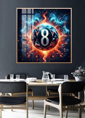 File gốc in ấn File tranh décor treo quán bida bi a BILLARD GX282 chuẩn màu CMYK