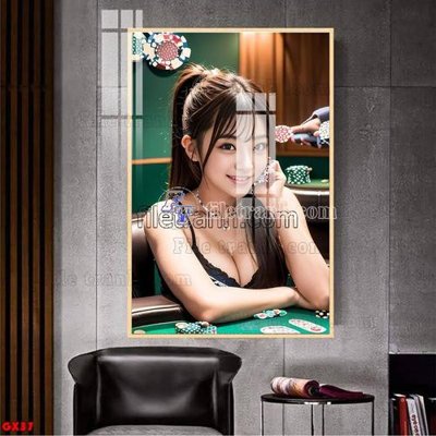 Tải file gốc File tranh gái xinh đánh bida bi-a BILLARD GX37 dùng cho in ấn