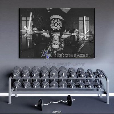 Tải file gốc File tranh treo phòng gym GYM10 (in khổ lớn) không vỡ