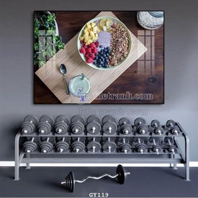 File PSD File tranh treo phòng gym GYM119 (bản gốc) chất lượng nhất