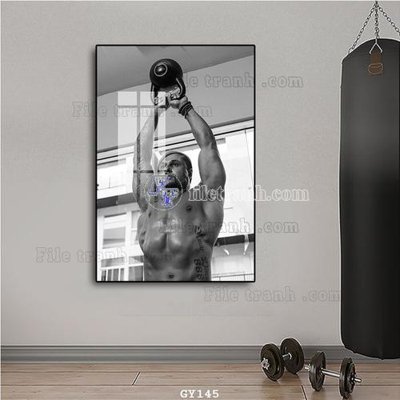 Mua file tranh gốc File tranh treo phòng gym GYM145 tại Filetranh.com