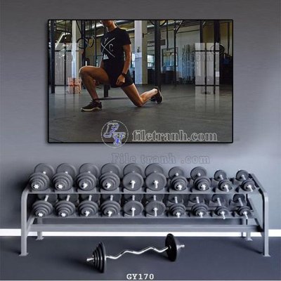 File PSD File tranh treo phòng gym GYM170 (gốc) cho in quảng cáo