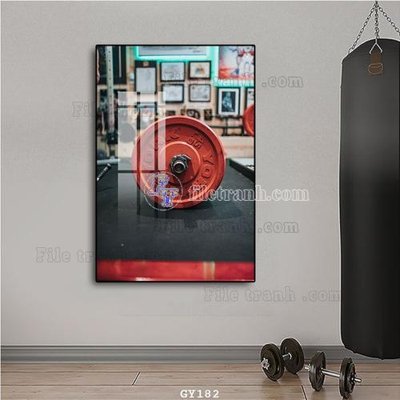 File tranh File tranh treo phòng gym GYM182 (bản gốc) treo tường