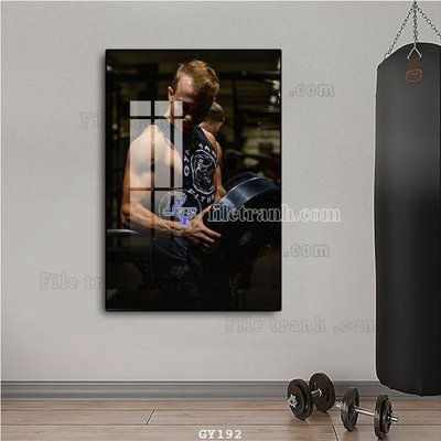 Tải file File tranh treo phòng gym GYM192 (gốc) làm tranh trang trí