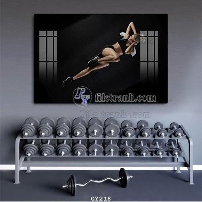 Tải file File tranh treo phòng gym GYM218 (gốc) làm file tranh quảng cáo