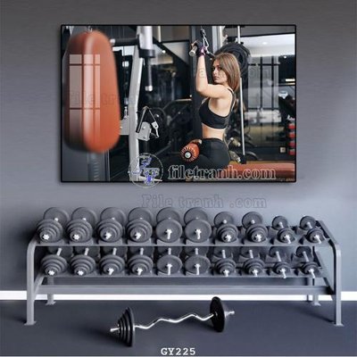 Download file gốc File tranh treo phòng gym GYM225 (độ nét cao)
