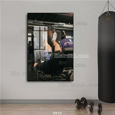 Tải file File tranh treo phòng gym GYM25 (gốc) chủ đề phong thủy