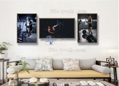 Download file File tranh treo phòng gym GYM261 (gốc) in mica bàn thờ