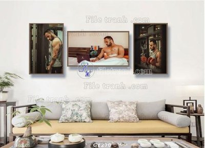 File tranh PSD File tranh treo phòng gym GYM270 chất lượng cao