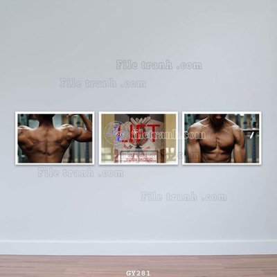 Download file gốc File tranh treo phòng gym GYM281 (độ nét cao)