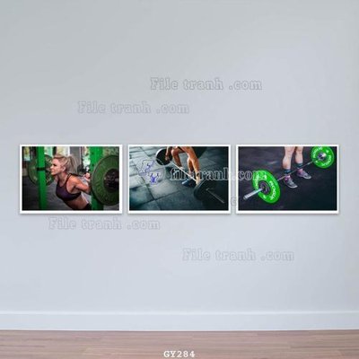 File PSD File tranh treo phòng gym GYM284 (nguyên gốc) chất lượng cao