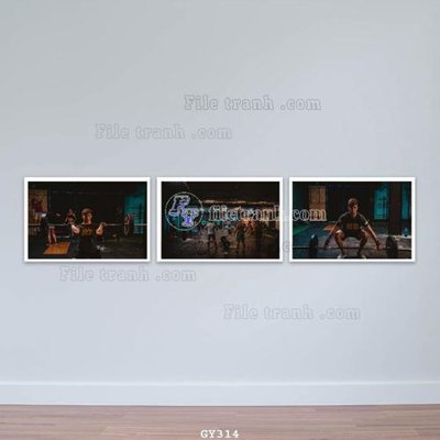 Tải về hình ảnh gốc File tranh treo phòng gym GYM314 sắc nét