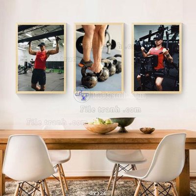 Tải về hình ảnh gốc File tranh treo phòng gym GYM326 sắc nét