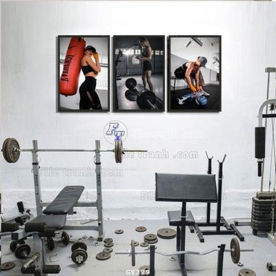 File ảnh File tranh treo phòng gym GYM329 (gốc) trang trí khách sạn