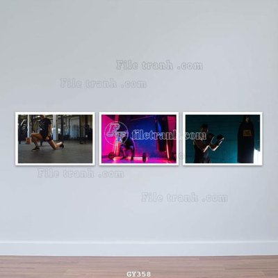 Download file tranh File tranh treo phòng gym GYM358 (file gốc PSD)