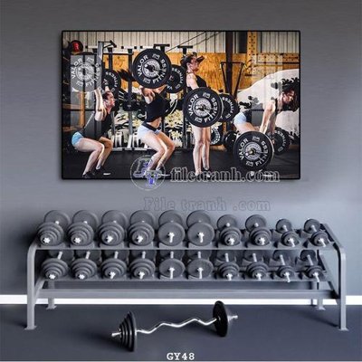 File ảnh gốc File tranh treo phòng gym GYM48 (chuyên in mica)