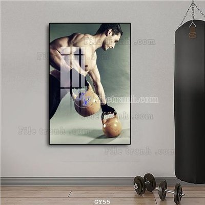File tranh File tranh treo phòng gym GYM55 (gốc) chủ đề tĩnh vật