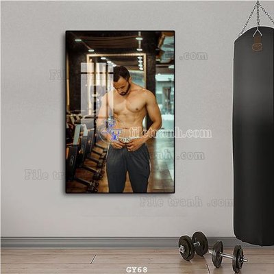 Download file gốc File tranh treo phòng gym GYM68 (độ nét cao)