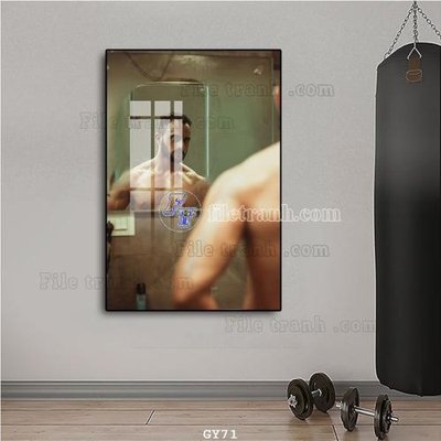 File tranh File tranh treo phòng gym GYM71 (file gốc) chủ đề phong thủy