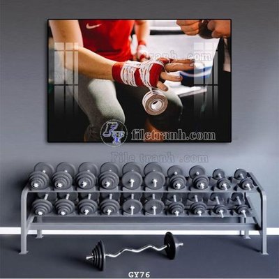 File in ấn chuyên nghiệp File tranh treo phòng gym GYM76 (file gốc)